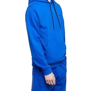 THE KOOPLES Men's Blue Pullover Hoodie - Classic Casual Sweatshirt SZ L